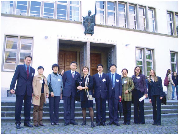 Besuch einer Delegation der Tsinghua-Universitt