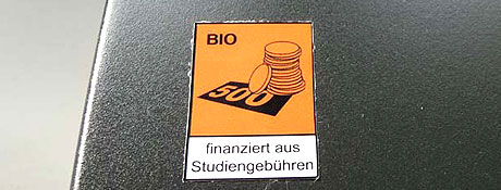 Biologie Studiengebühren Label