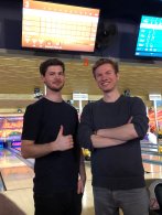Bowling Johannes Nebauer und John Bergner