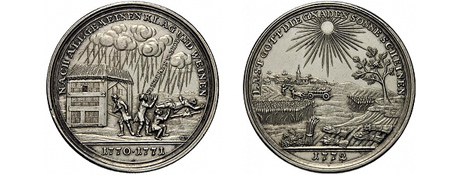 Silbermedaille von 1773
