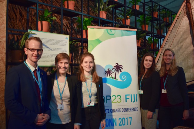 Die Delegation des IPW Heidelberg auf der UN-Klimakonferenz 2017