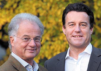 Prof. Job Harenberg (li) und Prof. Roland Krämer (re)