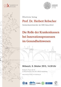 Plakat Marsilius Vortrag Prof. Rebscher