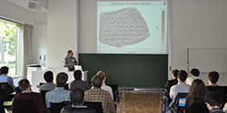Eindrücke vom Besuch der Teilnehmer des Heidelberg Laureate Forums am IWR und der HGS MathComp
