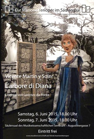 Marionetten Oper 2015 Plakat