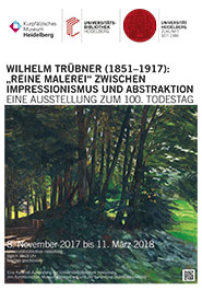 Ausstellungsplakat Trübner