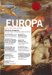 Studiumgenerale Europa Plakat 185x265
