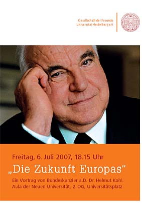 Dr. Helmut Kohl, Bundeskanzler a.D.
