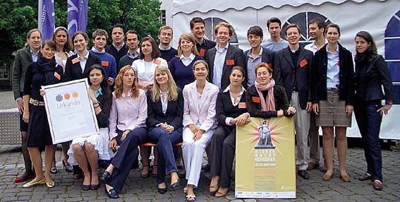 Studierende organisieren jedes Jahr ein Heidelberger Symposium zu einem aktuellen Thema.