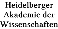 Schriftzug Heidelberger Akademie der Wissenschaften