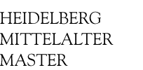 Heidelberg Mittelalter Master