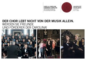 Titelseite Imagebroschüre Der Chor lebt nicht von der Musik allein 2019