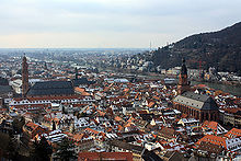 Heidelberg view from castle