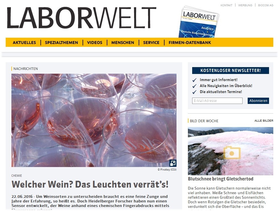 Bild Pressemitteilung Portal laborwelt.de