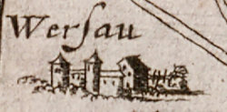1675 - Ausschnitt Karte Der Festung Udenheim _hist. Museum Speyer B.s. 3631_