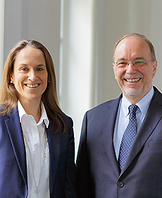 Prof. Beatrix Busse und Prof. Gerhard Härle