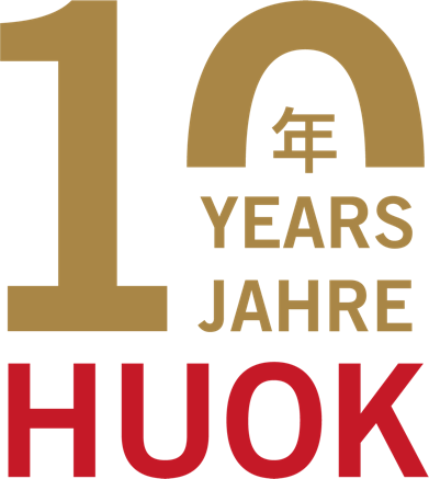 10 Jahre HUOK Logo Hochformat