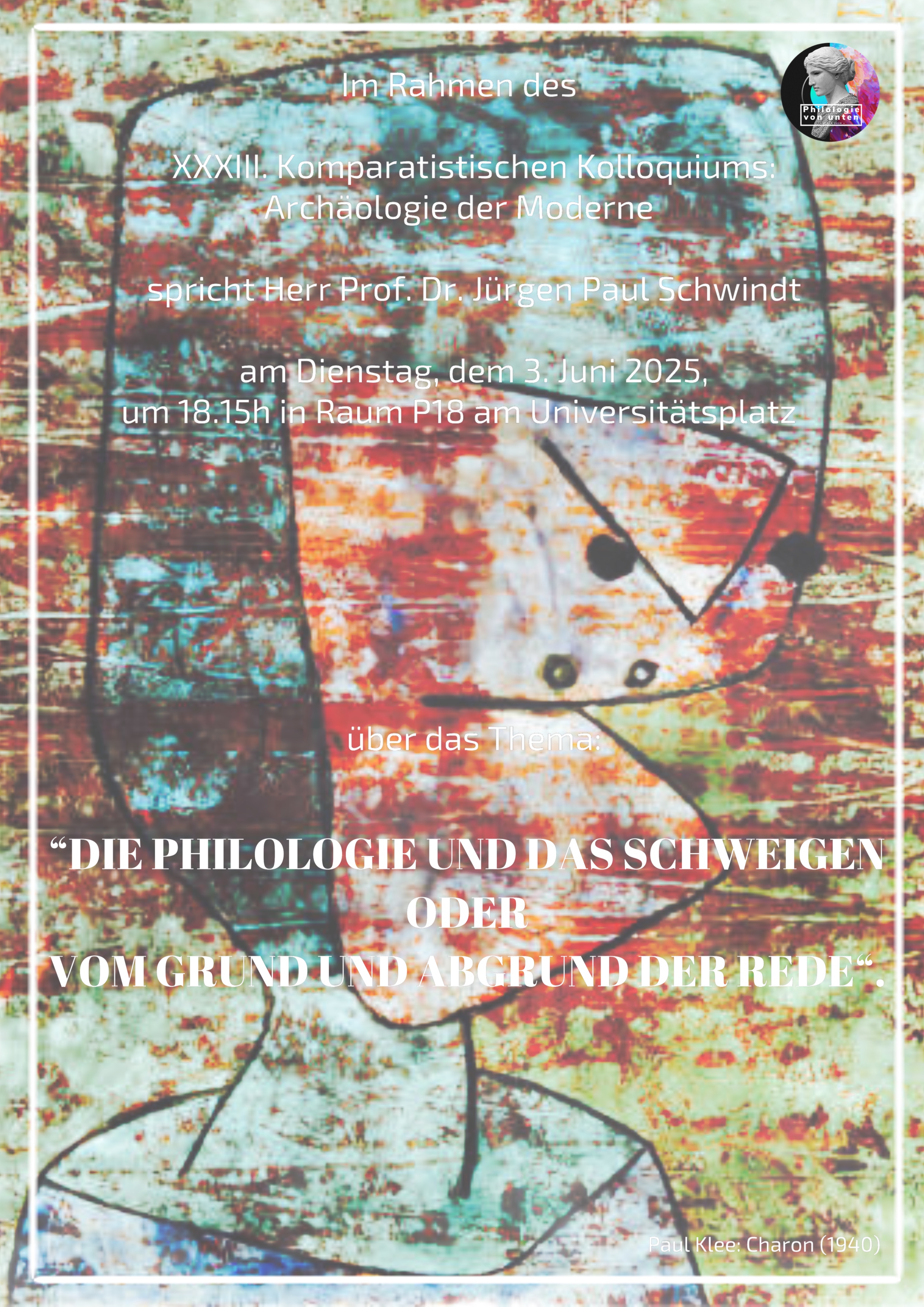 Vortrag "Die Philologie und das Schweigen", SoSe 25