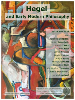 Plakat Hegel and Early Philosophy Grafik