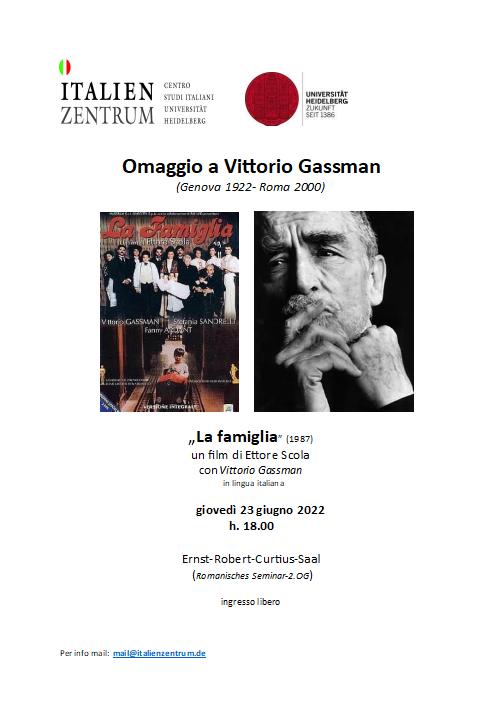 Plakat Film La Famiglia _con Vittorio Gassman