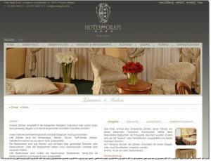 Localización de la página web del Hotel Degli Orafi