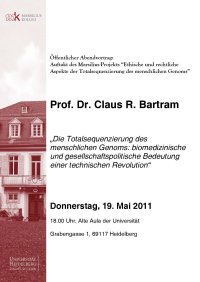 Vortrag von Prof. C. Bartra