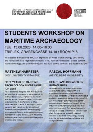 Poster Workshop Maritime Archaeology Pdf
