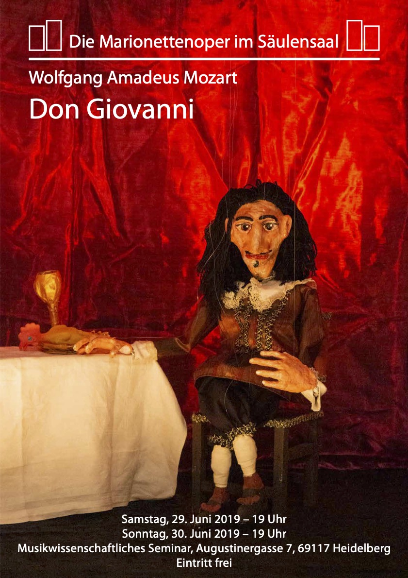 Aushang Don Giovanni