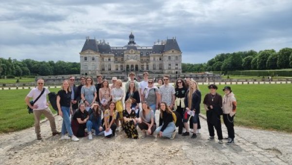 Gruppenfoto - Exkursion nach Frankreich