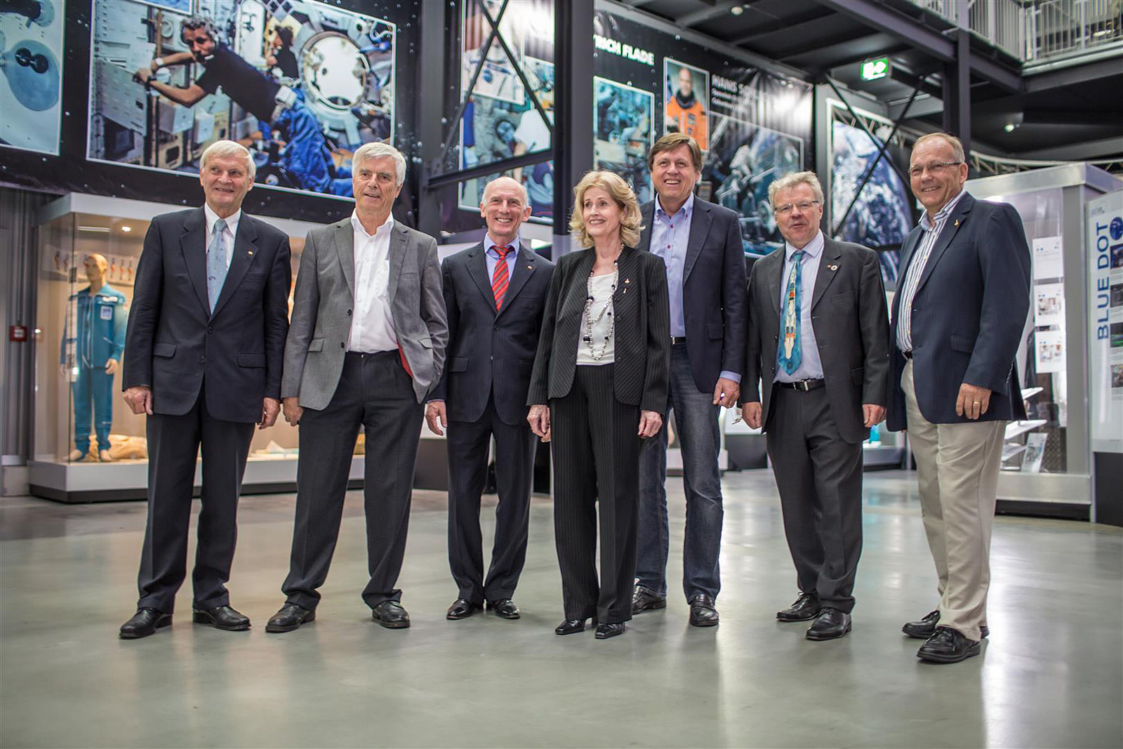 24 October, 2015 | German astronauts in the new exhibition, Photo: Technik Museum Speyer