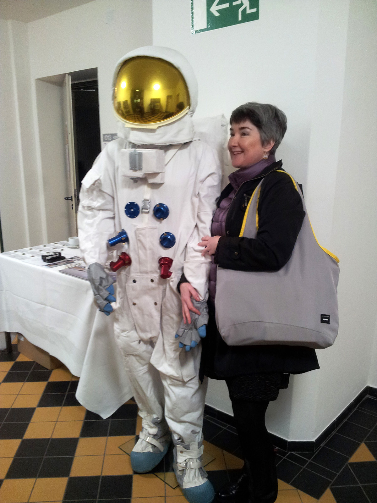 24 October, 2015 | Colleen Boyle with the Protestonaut