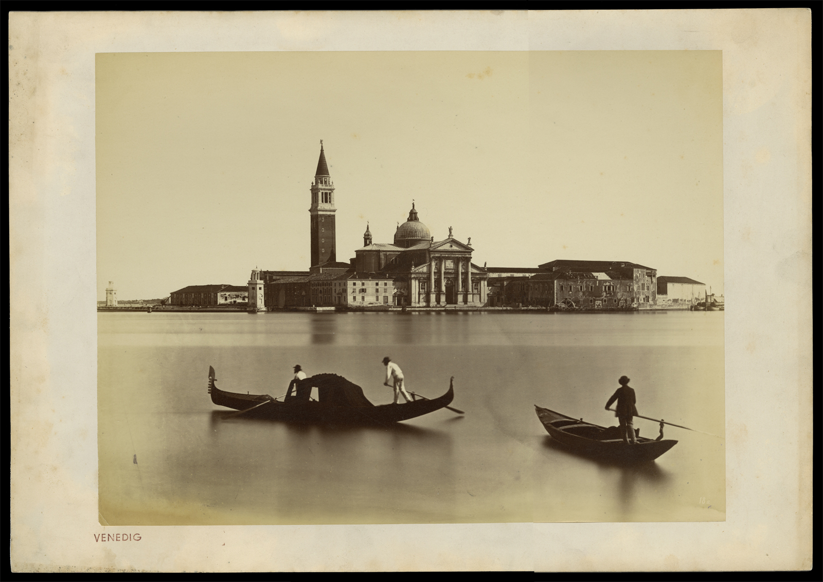 Carlo Naya: Venedig, Blick auf L‘isola di S. Giorgio