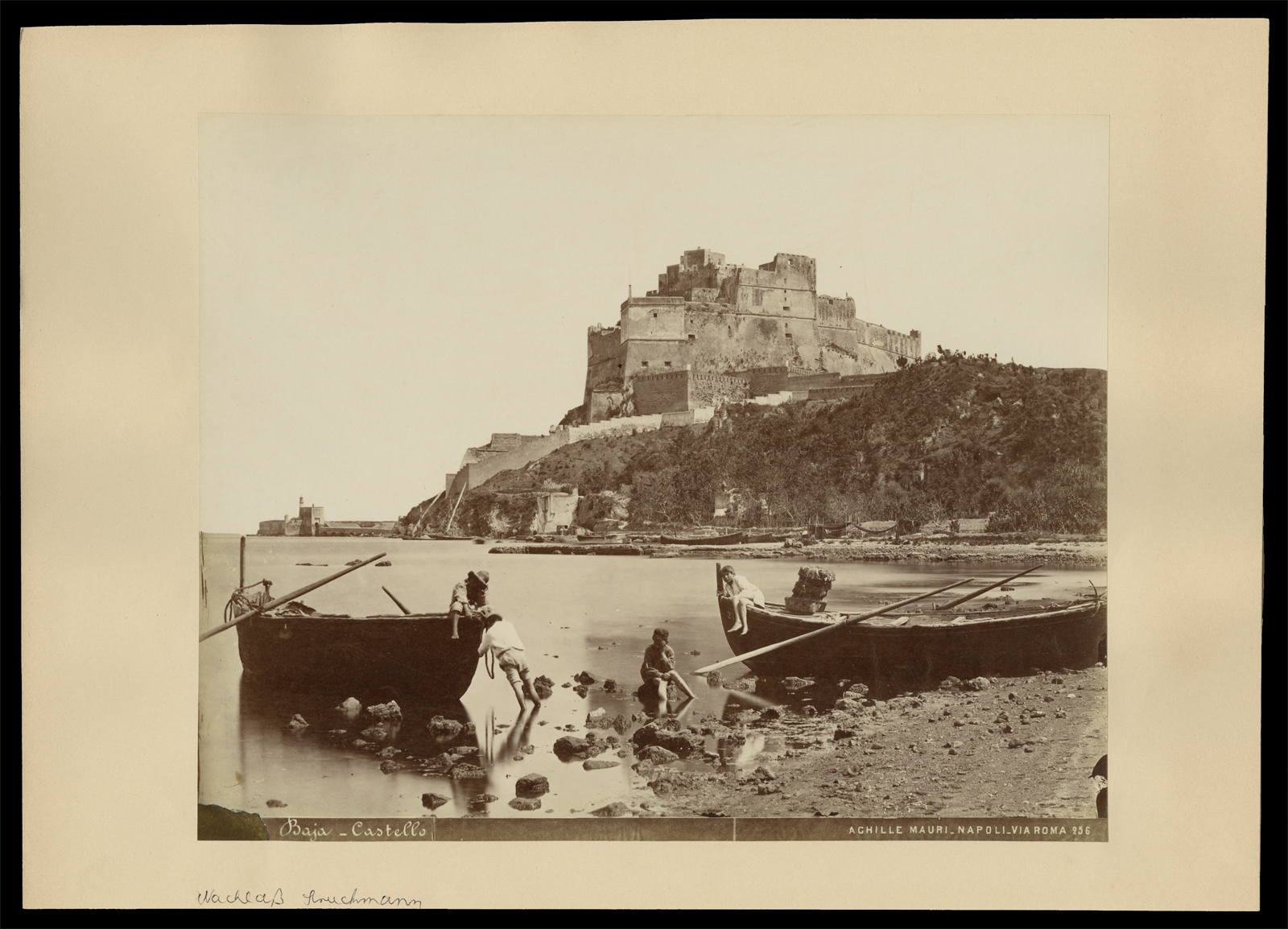 Achille Mauri: Castello di Baja, um 1870