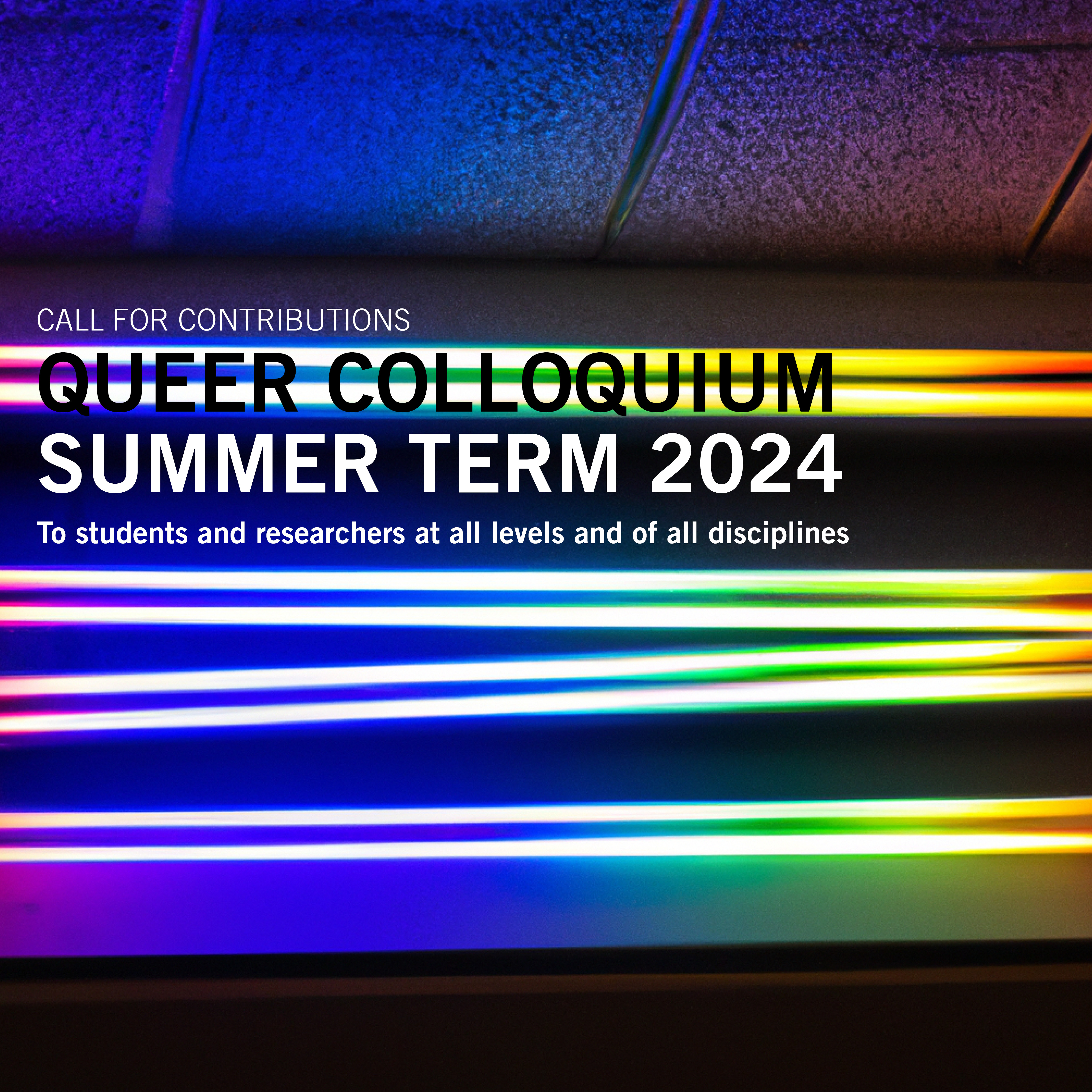 Call for Contributions | Queer Colloquium Summer 2024