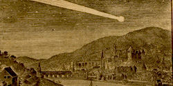 Stadtansicht Heidelberg Komet Merian