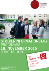 Programmheft zum Studieninformationstag 2015