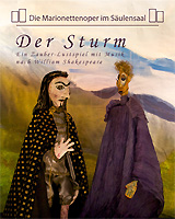 Plakat Marionettenoper - Der Sturm