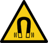 Warnzeichen W006 Warnung vor magnetischem Feld