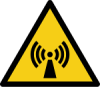 Warnzeichen W005 Warnung vor nicht ionisierender Strahlung
