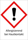 Piktogramm GHS Sticker - Allergisierend bei Hautkontakt