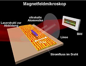 Magnetfeldmikroskopie mit ultrakalten Atomen