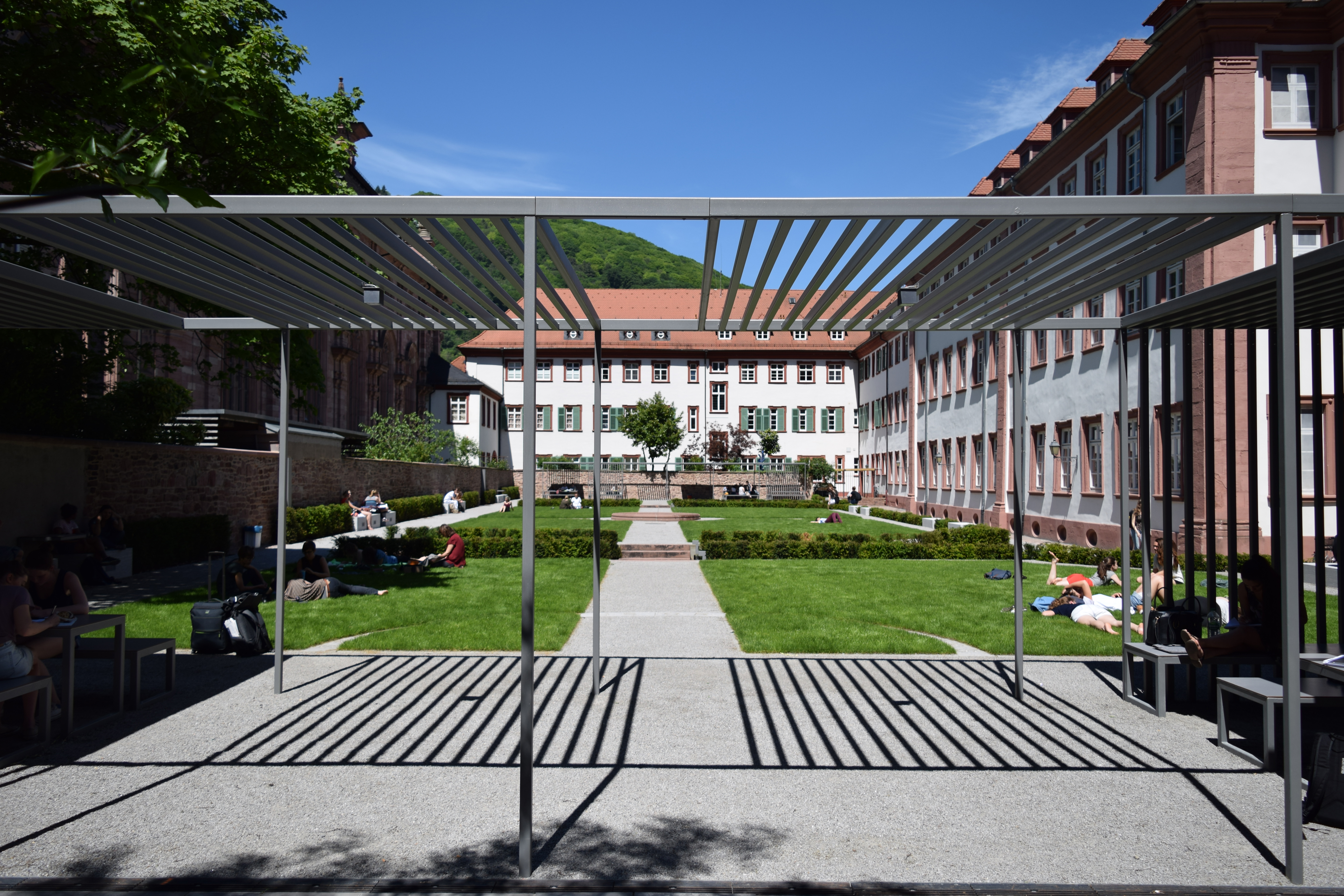 Barockgarten in der Altstadt Heidelberg
